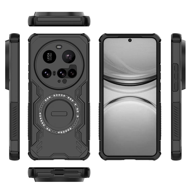 For Xiaomi 15 Ultra Case For Xiaomi 15 Ultra Anti-knock Magnetic Adsorption Wireless Charge Back Cover For Xiaomi 15 Ultra Case