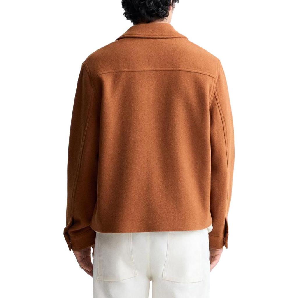 Zara Solid Color Casual Fashion Jacket Men Jackets Orange Striped 04432400615-33