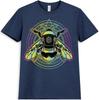 Bee Crown T Shirt Sacred Geometry Mystical Insect Graphic Tee