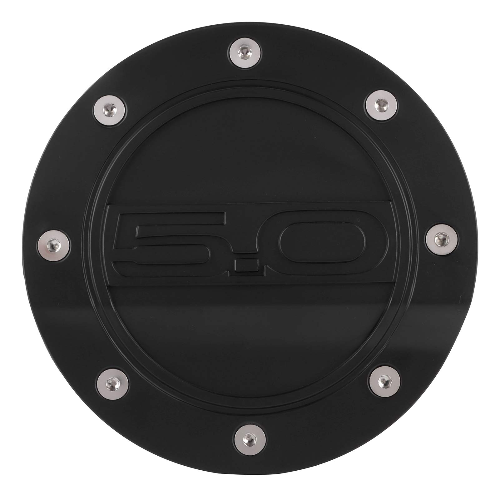 

Car Fuel Door Cover Gas Tank Cap Lid Replacement for Ford Mustang All Models 2015-2021 ABS Black