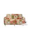 Elastic Sofa Cover Red Christmas All-Inclusive Three-Seat Sofa Cover Furniture Protective Cover
