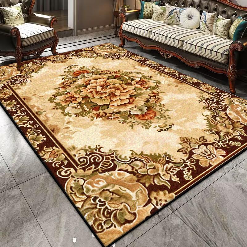 

Чудовий європейський килим для вітальні, велика площа, ретро-декор, килими для зони дивана, для спальні, гардеробної, нековзні килимки для підлоги 60*90cm