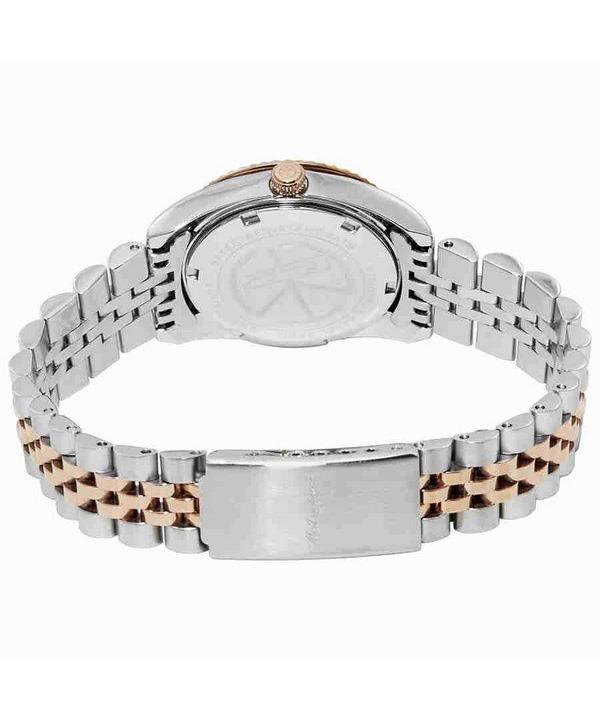 Mathey-Tissot Dámské hodinky Mathy III z nerezové oceli s černým ciferníkem Quartz D810RN