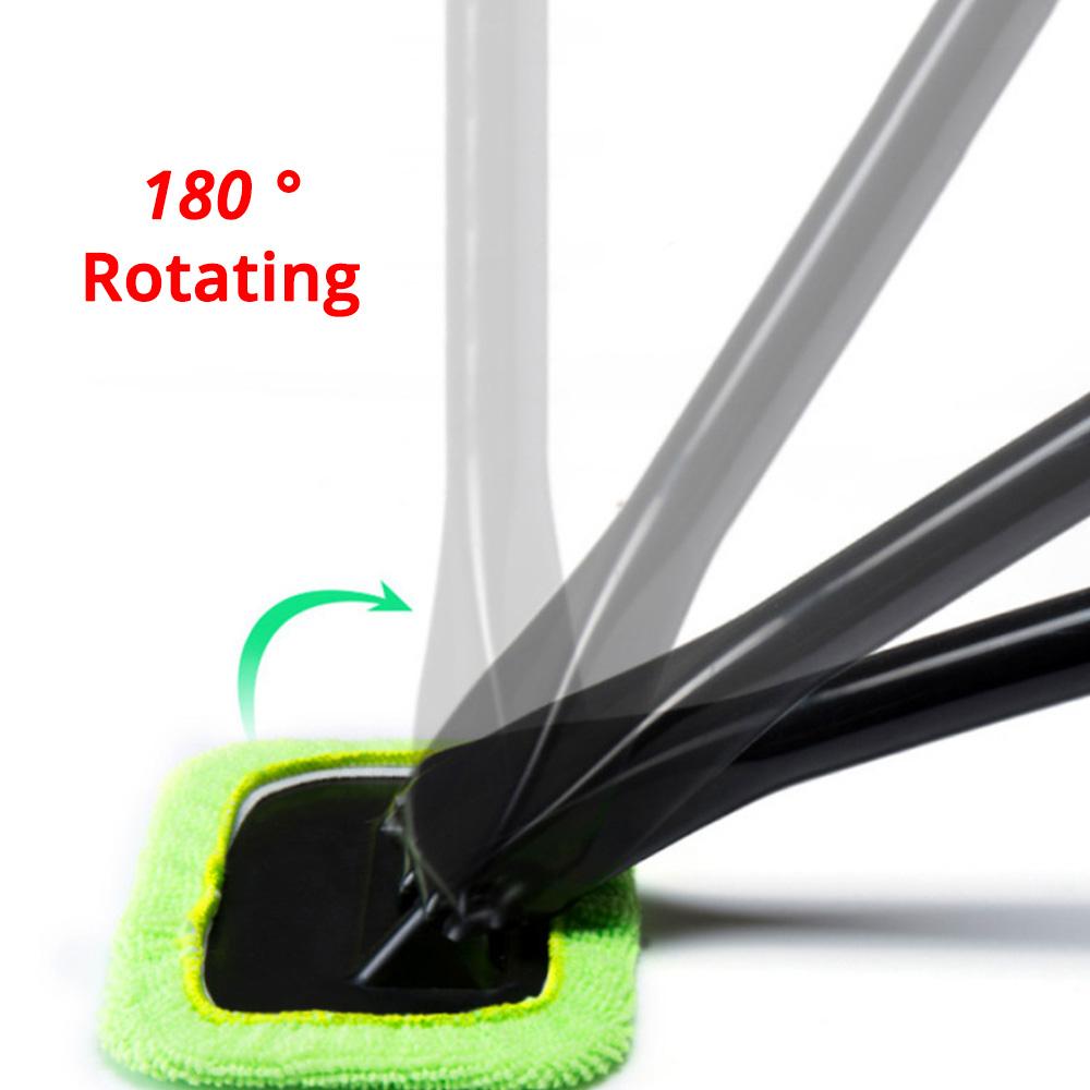 Car Window Cleaner Brush Kit Windshield Wiper Microfiber Brush Auto Cleaning Wash Tool With Long Handle Car Accessories