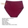 High Waist Women Underpants Tummy Control Plus Size Knitted Solid Color Panties High Elasticity Cotton Briefs Full Butt Coverage Underwear