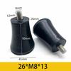 10Pcs Rubber Adjustable Feet Pad With Screw M6 M8 M10 Table Chair Balck Leveling Foot Pad Furniture Leg Anti-shock Protection