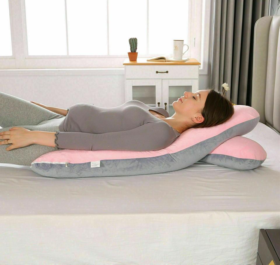 U Shaped Pregnancy Pillow Full Body Pillow for Pregnant Women Sleeping, 60*120cm