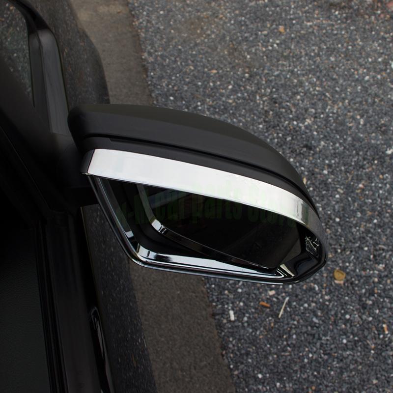 Rain shield reversing mirror ring cover automobile rearview mirror sticker rain eyebrow For Mercedes Benz Vito W447