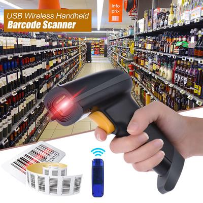 Tragbarer USB Barcode-Scanner Barcode-Leser Langer Scan Handheld POS