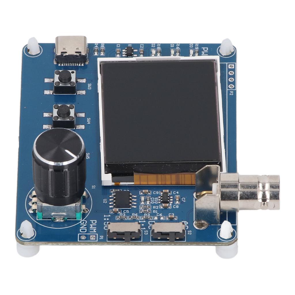Simple Oscilloscope 1.8 Inch LCD Display 10 Bit Resolution 1MHz Sampling Rate Handheld Pocket Oscilloscope