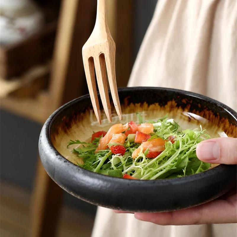 Seaweed cup Side dish Ceramic round cup Japanese and Korean tableware Dessert round dish Multicolor bowl ramen bowl Bowl set