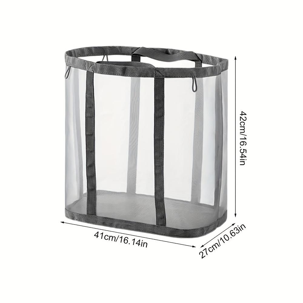 1 Faltbarer Wäschekorb mit Griff Geeignet für Schlafzimmer Waschküchenzubehör Badezimmer Tragbar Spielzeug Schmutzwäscheaufbewahrung