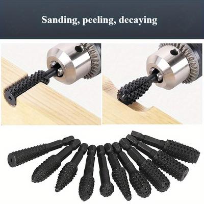 5PCS/10PCS Drill Bit Set Cutting Tools for Woodworking Knife Wood Carving Tool Carpentry Wood Cutting Tools WorkDrill Bit Set
