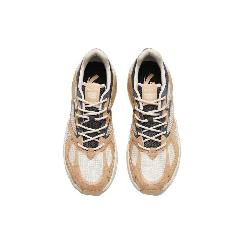 Anta Millennium 6 Abrasion Resistant Slip Resistant Low Top Chunky Sneakers Men's Brown Gray 112328890-9