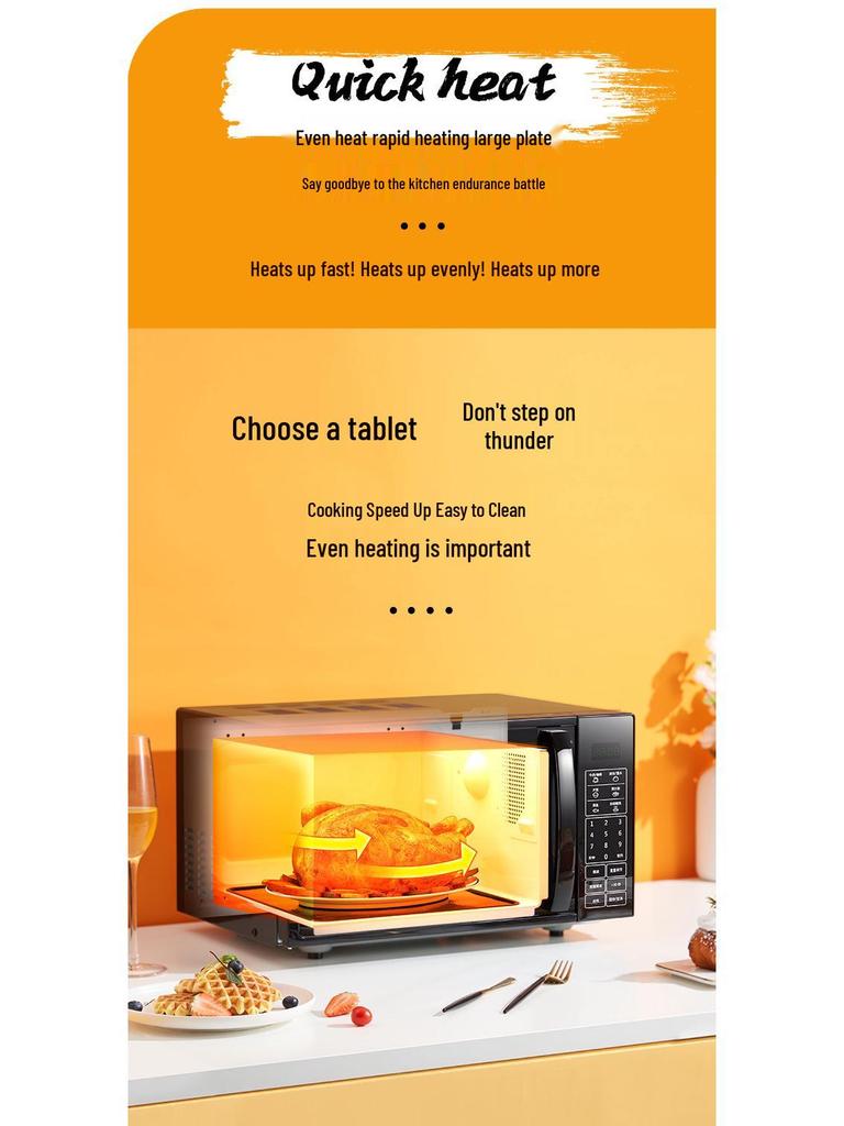 Galanz 20L Multifunctional Smart Microwave Oven with Flat Cavity, Model DG(B0)