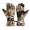 Men's Winter Tactical Gloves: Cold-Proof, Fleece-Lined, Windproof, Touchscreen-Compatible for Outdoor Motorcycle Riding.