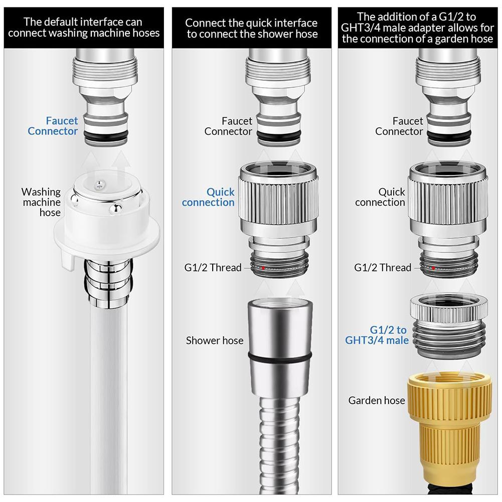Sink To Garden Hose Adapter Hose That Attaches To Sink Hose Sink Faucet For Faucet To Connector S2W6