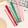 8-Hole Vertical Flute Set for Beginners Professional ABS Material with Cleaning Rod Orff Woodwinds Instrument Practice Recorders