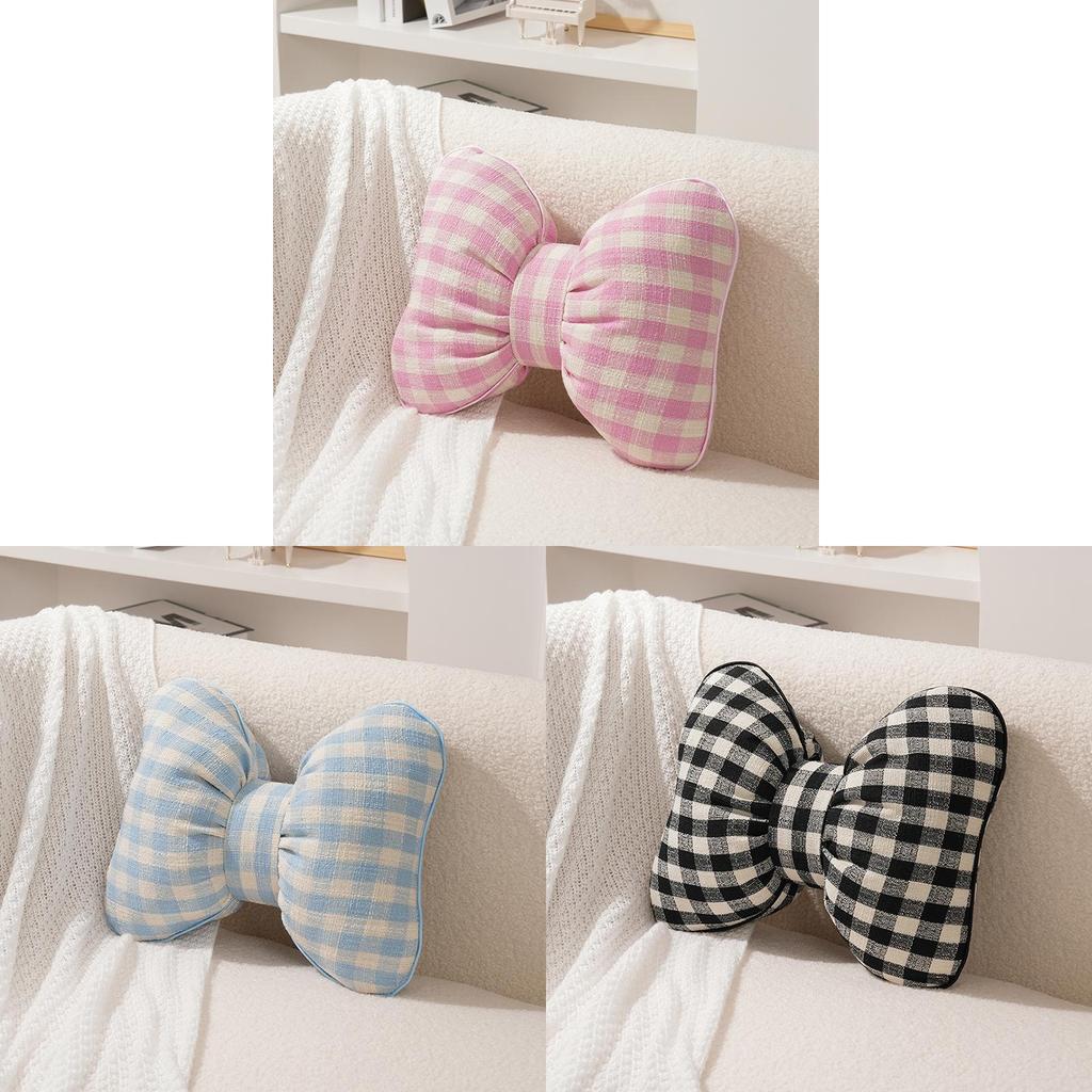 Car Seat Lumbar Cushion With Cotton Linen Cover For Vehicle Comfort