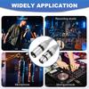 DMiotech XLR To XLR 22AW G OFC Female To Male Microphone Cable Mic Cord Wire Connector for Speaker Mixer Studio PA 1 Foot 20-Pack Cable, 3-Pin System,