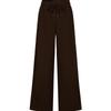 Jiuzi Annakou Women's Relaxed Fit Draped Straight-Leg Trousers