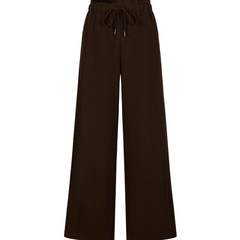 Jiuzi Annakou Women's Relaxed Fit Draped Straight-Leg Trousers