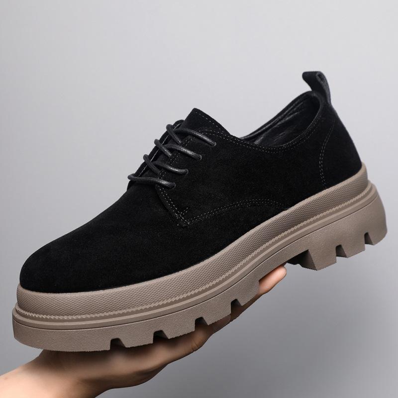 Men's Thick Soled Business Casual Shoes Are Fashionable Versatile and Simple Men's Formal Shoes  New