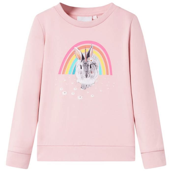 Light Pink Sweatshirt for Children 92/104/116/128/140