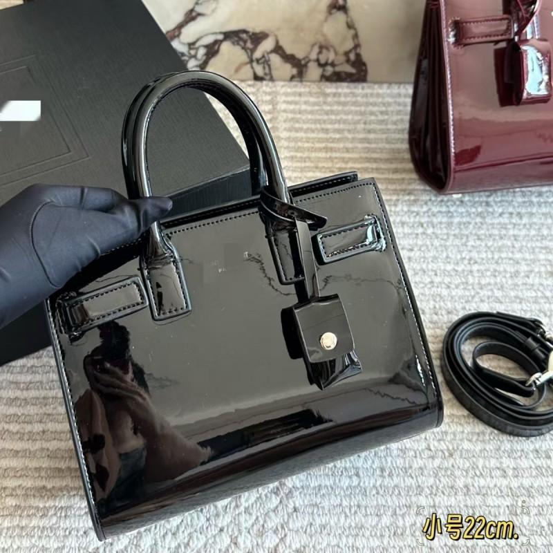 Womens Leather Crossbody Bag Tote Handbag Vintage Style Large Capacity Medium Size