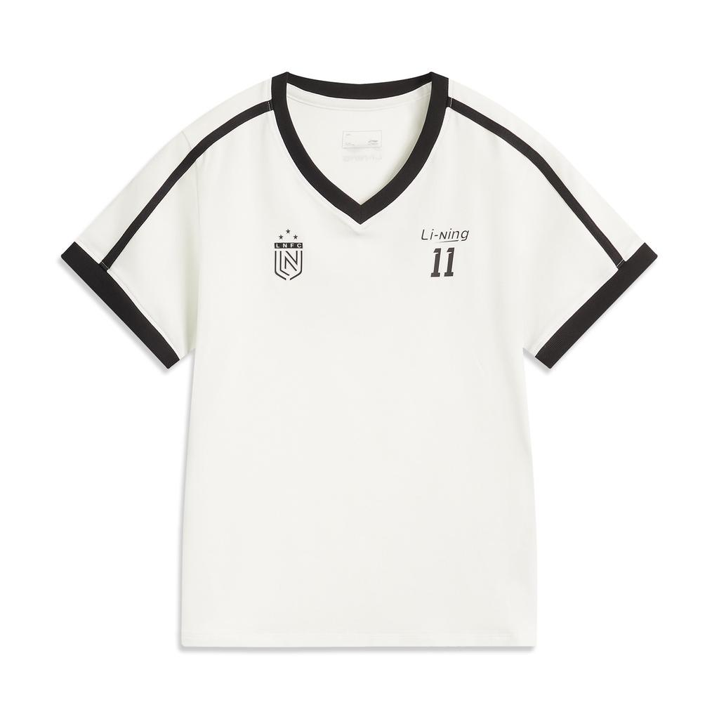 Li Ning Sports Lifestyle Series High Street American Vintage Casual Comfortable Versatile Summer Short Sleeve T-Shirt Women T-Shirt AHSV986-1