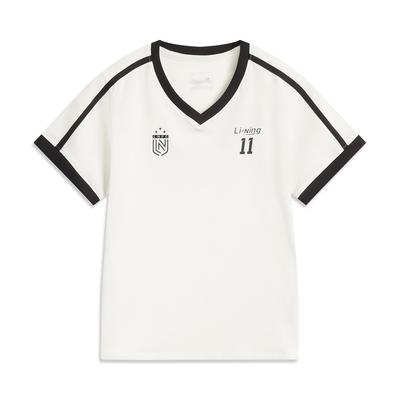 Li Ning Sport Lifestyle Serie High Street American Vintage Lässig Bequem Vielseitig Sommer Kurzarm T-Shirt Damen T-Shirt AHSV986-1