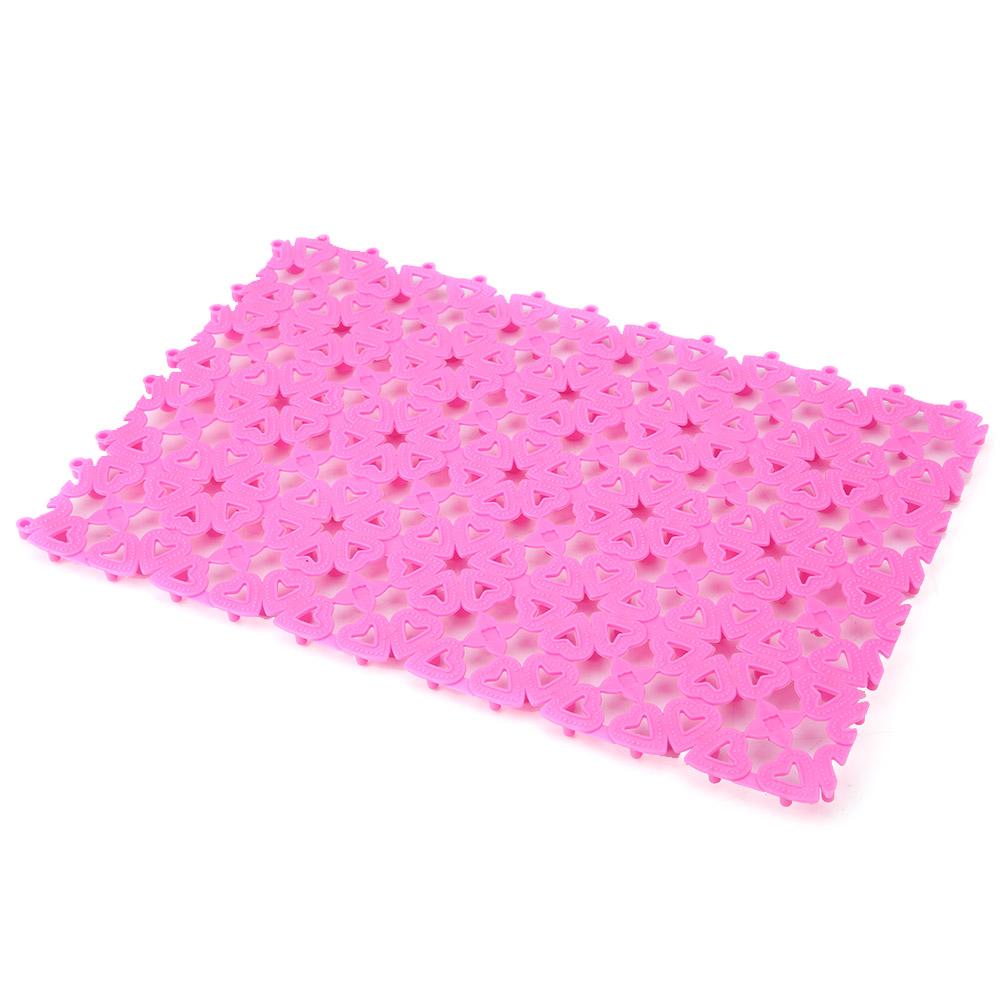 4 Colors Dog Cat Pet Mat Plastic Spliced Hollow Anti slip Pads for Pet Cage Mat Bathroom Floor