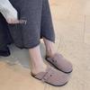 In-Stock Genuine Leather Birkenstock Shoes: Size 35-46, Closed-Toe, Cork Sole, Thick-Soled, Outdoor Slip-Ons.