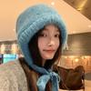 Balaclava Plush Lei Feng Hat Autumn and Winter Warm Hat Warm Ear Protection Hat Women