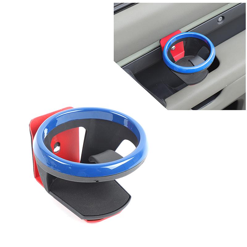 

For Land Rover Defender 90 110 130 2020-2025 Carbon Steel Black Car Inner door panel cup holder Water Cup Holder Car Accessories