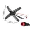 High Powered LED Scooters Headlights With Smarted Light Sensors Durability X-shape Front Lamp For Night Cycling