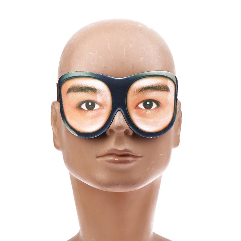 Máscara de Dormir 3D Engraçada de Olhos Abertos Sombra para os Olhos 3D Paródia Estereoscópica Sombra para os Olhos Macia de Viagem Venda Criativa Sombra para os Olhos Auxílio para Dormir