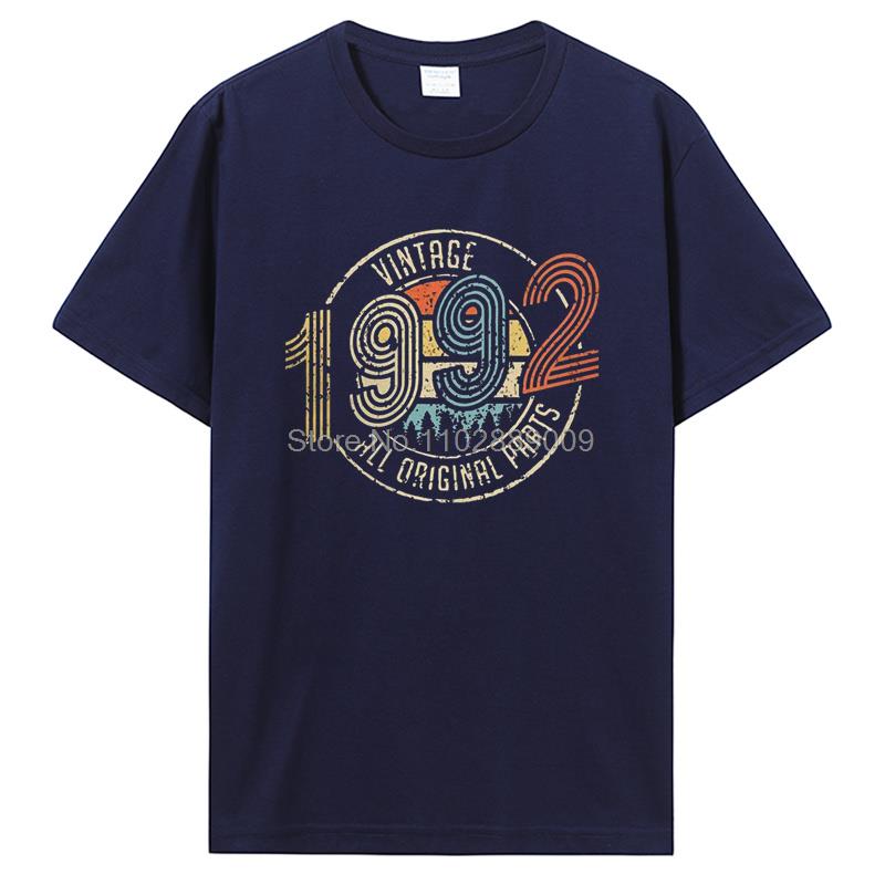 Vintage 1974 1962 1974 1982 All Original Parts Birthday Gifts Men T-Shirt Funny Tees Cotton T Shirt  Harajuku Streetwear