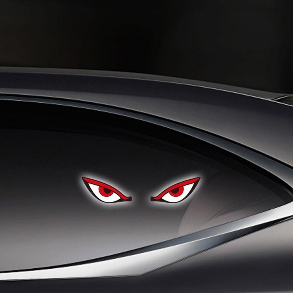 Blinking Moving Eyes Car Ambient Light Anti-Rear-End Light  Vehicle Modification