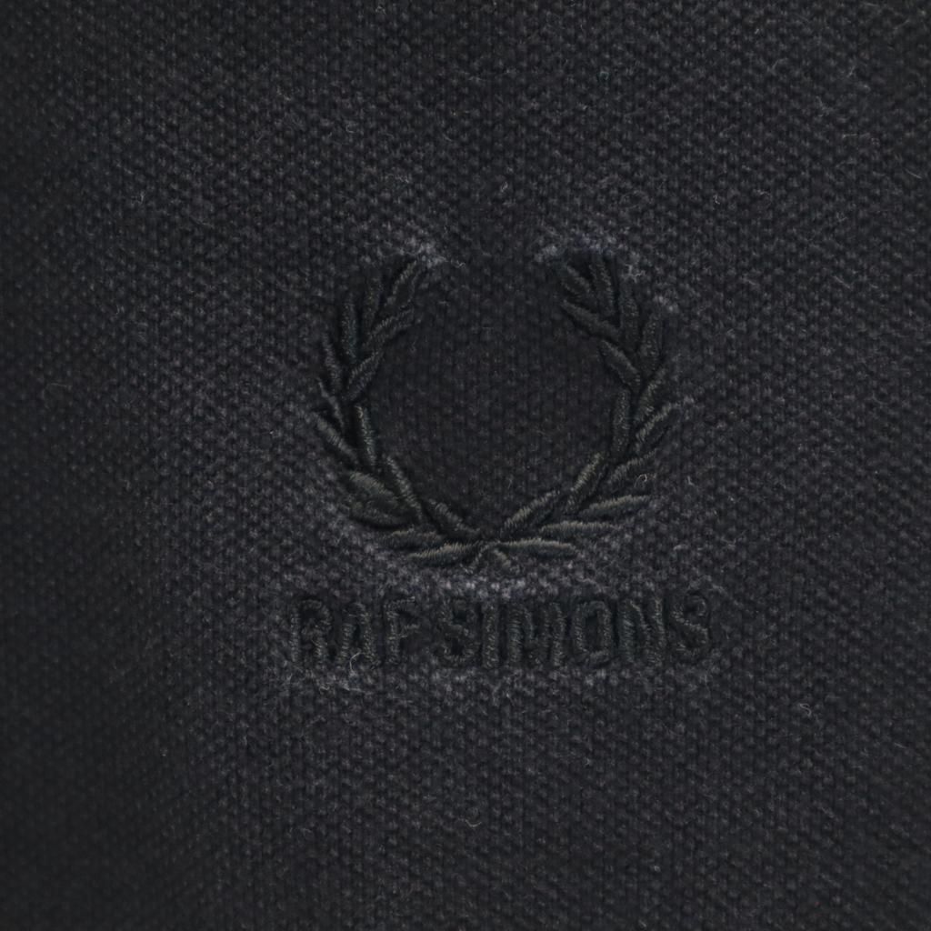 Fred Perry Made In Portugal Border Pattern Short Sleeve Polo Shirt Fawn Men's Used