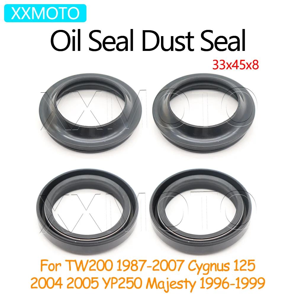33x45x8 33 45 8 Oil Seal Dust Cover Front Fork Damper For Yamaha TW200 TW 200 Cygnus125 Cygnus 125 YP250 YP 250 Majesty 87-07