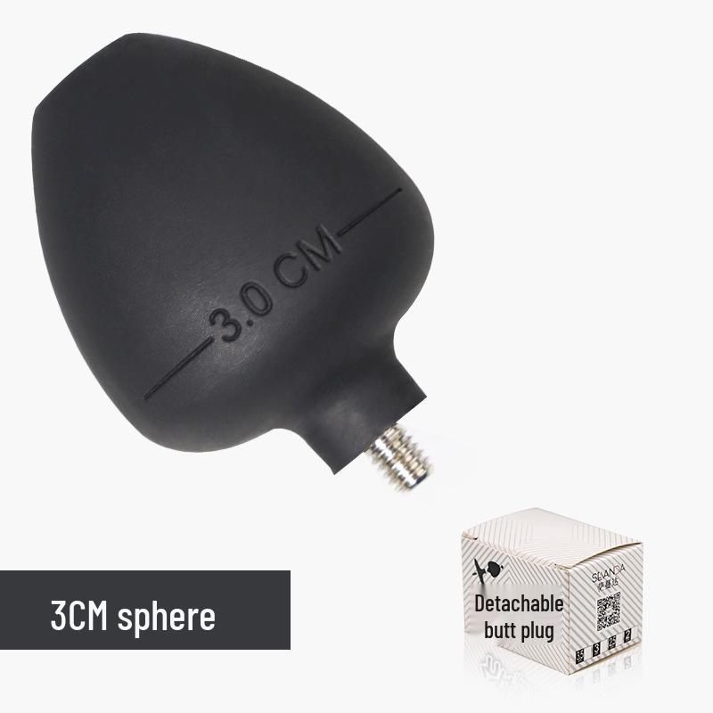 Samantha Silicone Detachable Split Butt Plug with Pull Beads for Adult Self-Stimulation and Shared Use