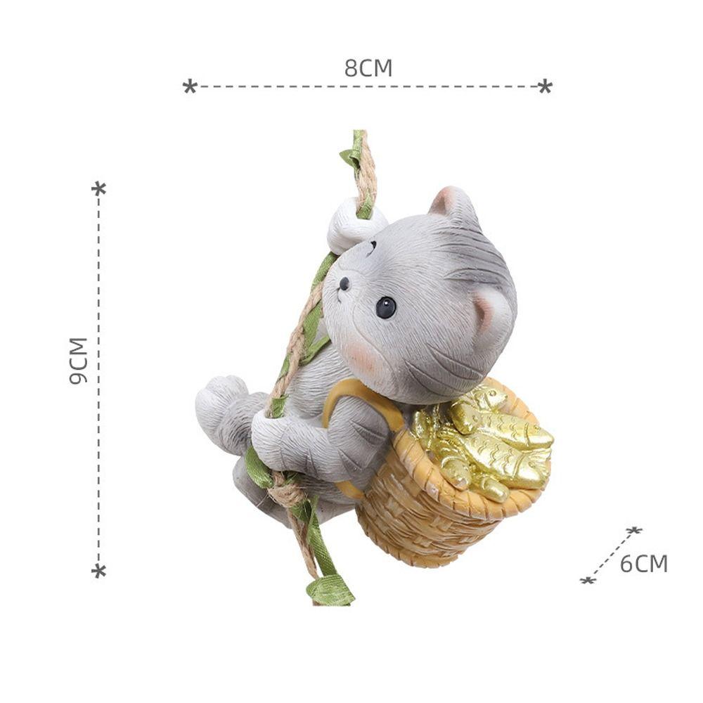 

Koala Dog Cat Panda Tree Climbing Pendant Climbing Panda Figurines Outdoor Garden Decoration Cat