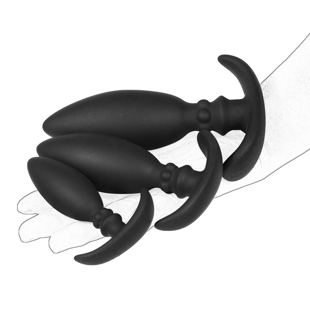 Silicone Metal Rolling Bead Anal Plug Wearable Butt Plug Stimulation Anus Masturbator G-Spot Massage  Sex Toys for Man Women