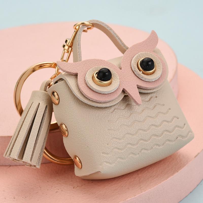 Creative Owl KeyChain Bag Pendant for Women Cute Doll Small Coin Purse KeyChain Gift