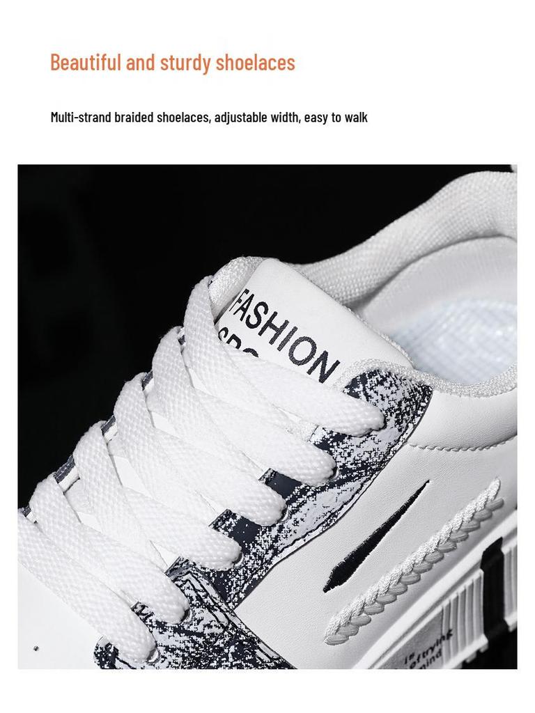 Trendige Skateschuhe im koreanischen Stil für Jungen, Frühling/Herbst 2024, für größere Kinder