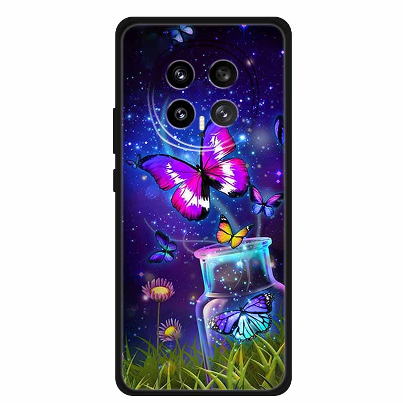 For Honor Magic8 5G 2025 Phone Case 6.58" Tiger Lion Cats Soft TPU Black Silicone Back Cover For Honor Magic 8 Fundas Shockproof