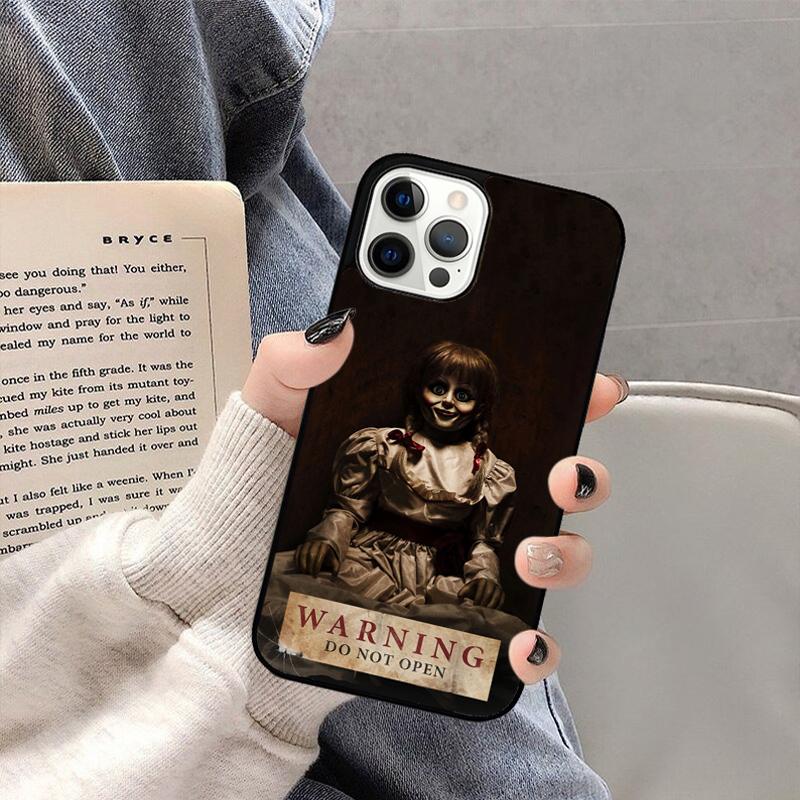 

Annabelle Horror Movie Phone Case For iPhone 17 Air 16 15 14 plus 11 12 13 Pro Max coque Cover Shell iPhone 11pro max