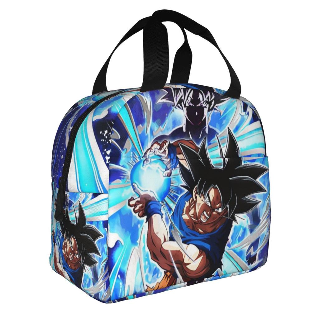 Lunch Bag, Full-Printed Picnic Bag For Primary And Secondary School Students, Cartoon Animation, Large-Capacity Thermal Insulation Lunch Box Bag