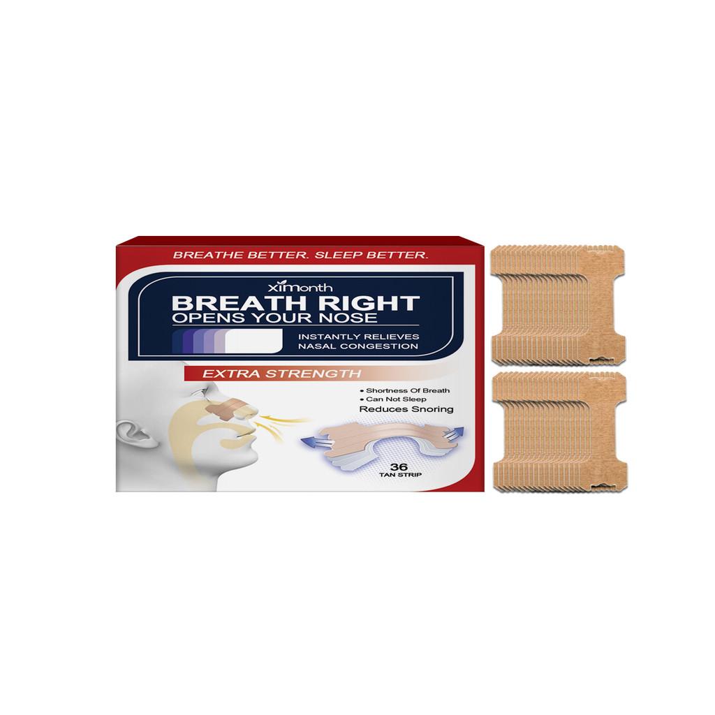 

High-quality Ximonth Red Color 36pcs Comfortable Breathing Strips For Snoring Relief